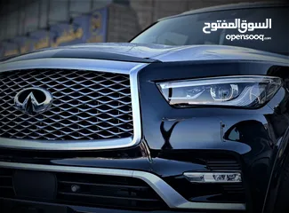  5 انفينيتي QX80 اعلى صنف موديل 2023 عداد صفر وارد وكفالة الشركة