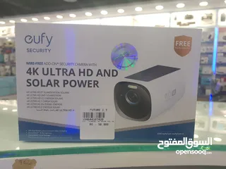 1 Eufy 4k ultr hd solar power wi-fi add on Camera