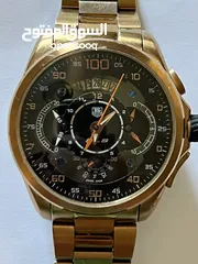  2 Tag Heuer Rose Gold SLS Mercedes Benz Mens’ Chronograph Watch