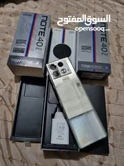  4 رام 16 و 24 مستعمل ايام Not 40 pro  جيجا 256 نسخة تيتانيوم BMW والوان اخرى مكفول بالشركة متوفر توصيل