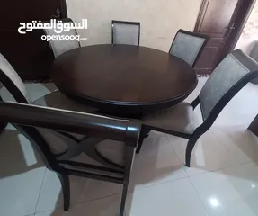  3 طاولة سفرة خشب زان في حالة الجديد
