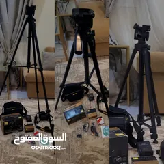  3 كاميرا نيكون 5200D استخدام نظيف ب 900 سعودي