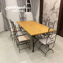  7 Dining table for 8 people