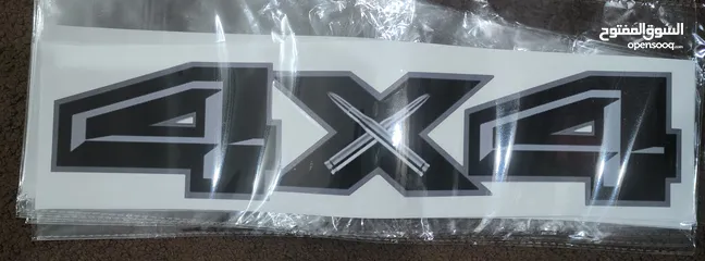  24 stickers for pick up....Z71,,, 4X4,,,,, sport