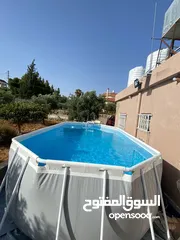  14 المسبح العملاق بطول 610سم من شركة INTEX PRISM FRAME الأمريكية الاعلى جودة والاولى في العالم في صناعة
