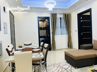  12 للايجار الشهري شقة مفروشة 3 غرف وصالة مع 3 حمامات في عجمان منطقة الروضة