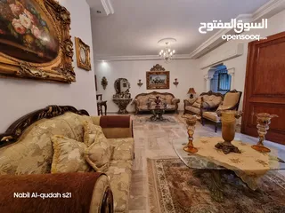  12 شقة ارضية شبه فيلا للبيع في الشميساني 500م. مع الحديقة من 4غرف نوم ومدخل وكراج خاص