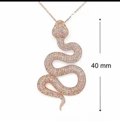  4 Pink diamond pendant with 14k gold