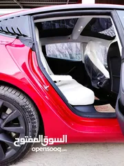  15 تيسلا 2022 model 3 فحص كامل 4 جــيـــد بدون ملاحظات غرفة جلد ابيض لون مميز بحالة الوكالة بسعر لقطة