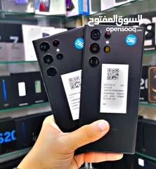  1 عرض خااص : Samsung S22 ultra 256gb  هواتف نظيفة جدا بحالة الوكالة مع ملحقاتها و بأقل سعر