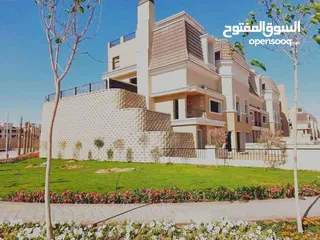  22 اس فيلا كورنر 212م للبيع فى كمبوند سراي المستقبل سيتي بخصم 120% لزيادة المقدم Sarai New Cairo