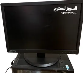  6 بي سي مع شاشة لينوفو - PC with Lenovo Monitor