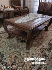  4 طقم كنب خشب زان