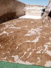  2 سجاد تركي لون عسلي تركي كبيره مش صغيره