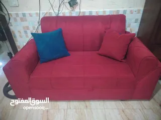  3 طقم كنب استعمال بسيط جدا