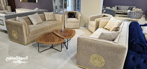  1 طقم جلوس راقي من مفروشات أسطنبول - İSTANBUL FURNİTURE كنبات للصالات - غرف الجلوس / Sofa set