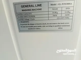  13 general washing machine for sale