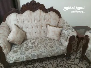  4 طقم كنب استعمال بسيط جدا