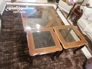  5 طقم طرابيزات للبيع مستعمل بحاله جيده