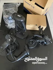  1 للبيع بحالة الوكالة طابعة باركود +  قارئ باركود