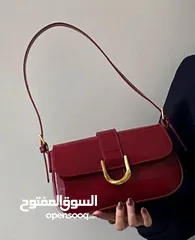  1 شنطة برغندي الترند