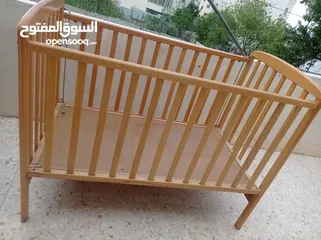  3 تخت بيبي خشب