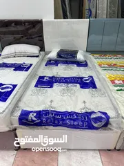  6 Single bed, single and half bed, mattress, double bed,metal bed,سرير نفر ونص،سرير مفرد،سرير حديد