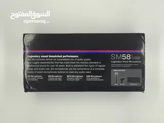  2 للبيع: مايكروفون احترافي SM58 – الصوت الأسطوري! والسعر الممتاز