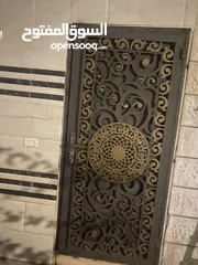  2 باب حديد تفصيل وكالة مقاس متر xمترين