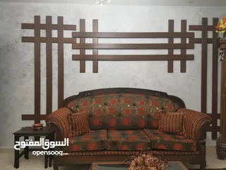  4 طقم كنب زان بحالة الوكالة بسعر مغري