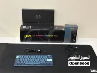  7 للبيع ماوس لوجيتيك g703 وكيبورد ريدراغون وماوس باد ديفو