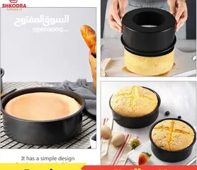  5 قالب كيك و بان كيك و معمول وفرشاة سيلكون