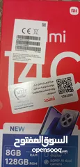  1 هاتف شاومي 14C الجهاز بحالة جيدة وشبه جديد