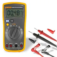  3 ساعة فحص فلوك اصلي FLUKE 15B+ Digital Multimeter