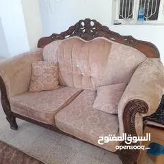  1 طقم كنب زان للبيع