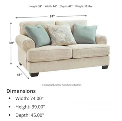  6 Ashely Luxury Classic Living Sofa set