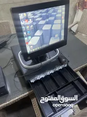  3 جهاز كاشير hp + طابعة + ماوس + برنامج الكاشير (الخوارزمي) جاهز و كامل