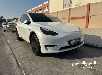  1 Tesla model Y  long range