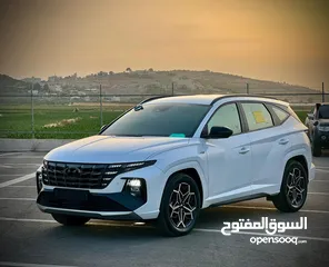  4 هونداي توسان  N-LINE  فل بدون فتحة  2x4 ///240Hp بنزين + كهرباء  2022/ ( Haybrid) 1600cc