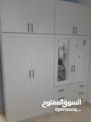  1 خزائن ملابس كفاله 5سنوات طابق واحد مع إمكانية تغير الون والمقاس