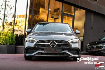  2 2022 Mercedes C180 – AMG Package – فتخة سقف – وارد المانيا