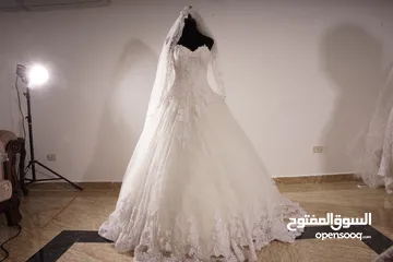 1 بدلات عرايس جديده و شبه جديده للبيع