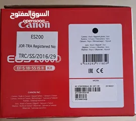  6 Canon EOS 2000D مع حقيبة وميموري - استخدام خفيف جداً (بحالة الوكالة)