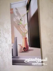  3 فازة ولوحات للبيع كلهم مستعمل بحالة جديد