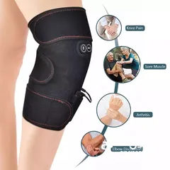 1 جهاز مشد و مساج  الركبه مع حراره رجاج حزام الركبة اهتزاز و حرارة يعمل بالشحن مشدات ركبه ركبة الطبيه