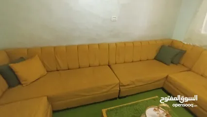  2 مجلس كونر تفصيل خشب سويد اسفنج ضغط احسن مواصفات 12مقعد