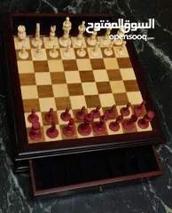  26 شطرنج تحفة ديكور من الخشب الفاخر