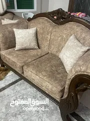  8 طقم كنب 7 مقاعد جديد بسعر مغري