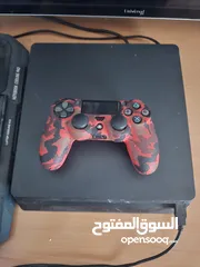  1 جهاز بلايستيشن سلين فور مع يد وثلاث كفرات للإيد  السعر نهاااااااااااائي