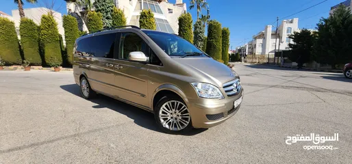  2 كاش أو اقساط من المالك باص مرسيدس فيانو VIANO VIP اصلي  بنزين 7 مقاعد فل كامل أعلى صنف فيانو فيتو